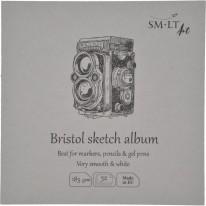 Livre de dessin bristol SM-LT 32f 182g 14 x 14 180° *