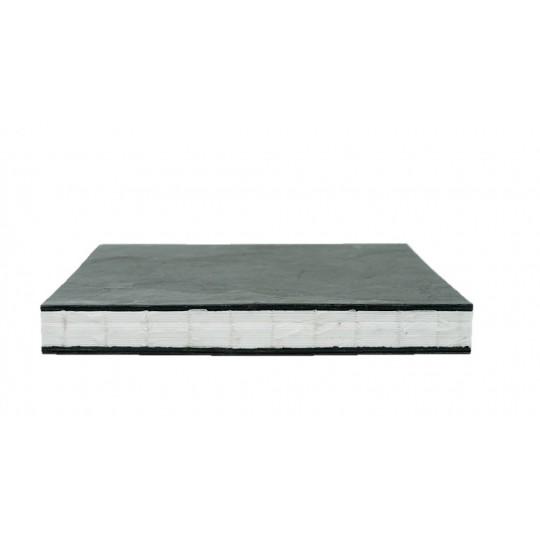 Le Minéral carnet ardoise bristol extra-blanc SM-LT 32f 308g 19,5 x 19,5 180° *
