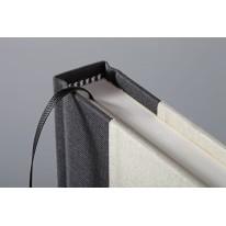 Bloc toilé Clairefontaine 14,8x21 180g 60 f à grain, gris