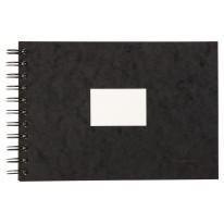 Album de voyage Clairefontaine 14,8x21 300g 25 f noir