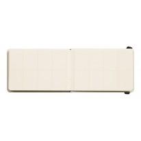 Carnets cousu 10x15cm Étival entoilé gris clair 300g grain fin 24F + 32 cartes détachables