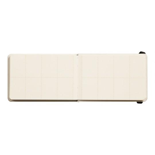 Carnets cousu 10x15cm Fontaine entoilé blanc 300g satiné 24F + 32 cartes détachables