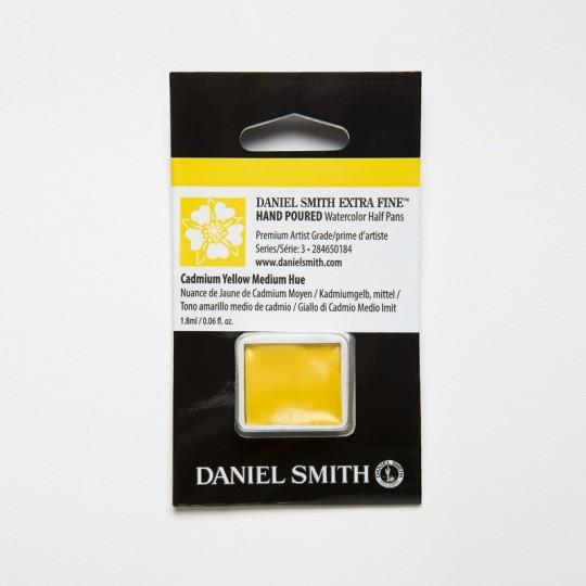 Nuance jaune de cadmium moyen - aquarelle extra-fine ½ godet Daniel Smith