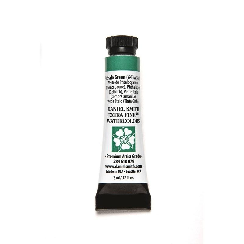 Vert de phtalo nuance jaune - aquarelle extra-fine Tube 5 ml Daniel Smith