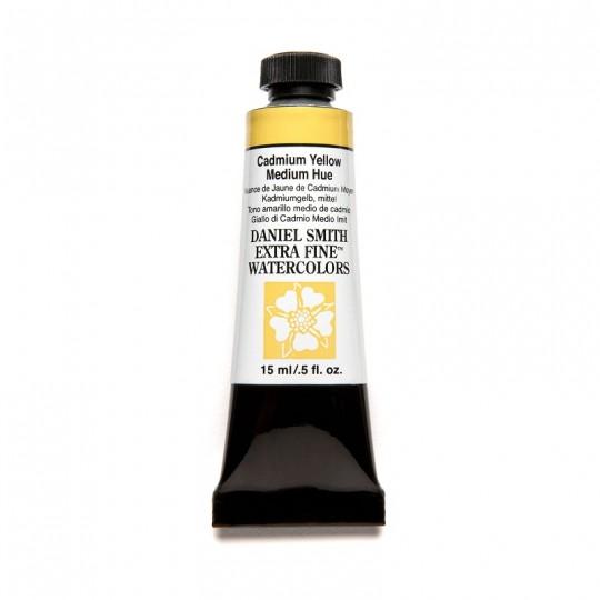 Nuance jaune de cadmium moyen - aquarelle extra-fine Tube 15 ml Daniel Smith