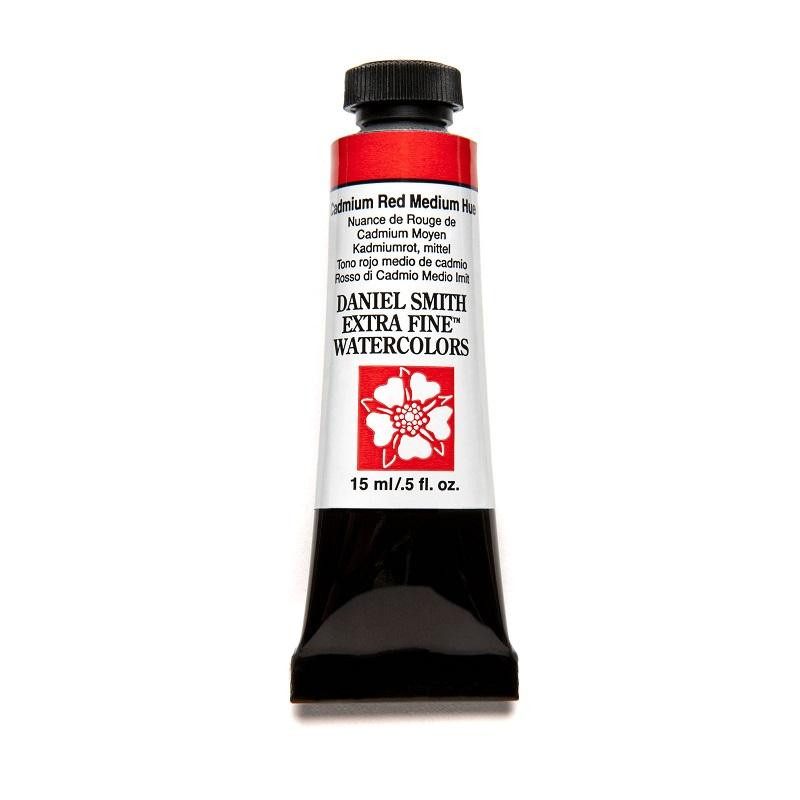Nuance de rouge de cadmium moyen - aquarelle extra-fine Tube 15 ml Daniel Smith