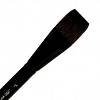 Pinceau plat Black Velvet série 3008S Silver n°3/4''
