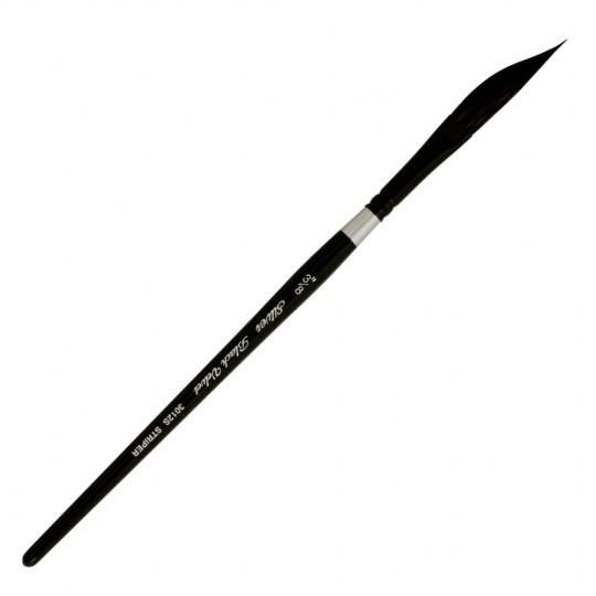 Pinceau épée Black Velvet série 3012S Silver n°1/4''