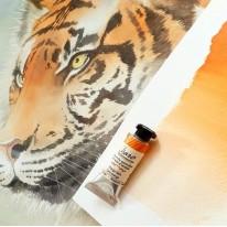 Orange Isaro - Aquarelle extra-fine tube 7ml Isaro