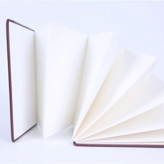 Album accordéon 100% coton 230g 42 pages 9,5x14,5 grain fin Etchr Lab