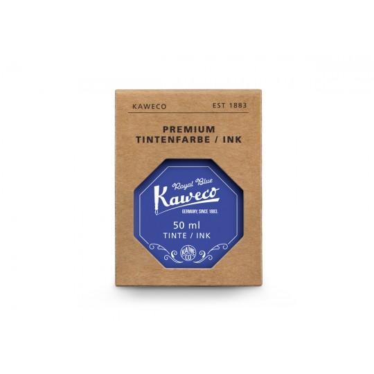 Flacon 50ml d'encre premium Kaweco Bleu royal