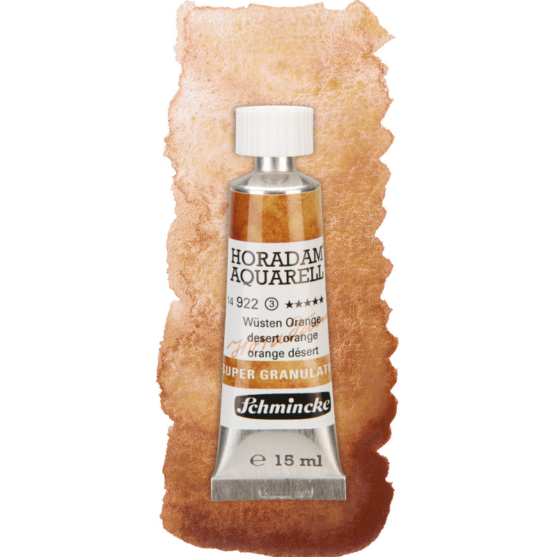 Désert orange - aquarelle super-granuleuse Tube 15 ml Schmincke Horadam