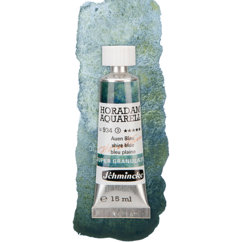 Plaine bleu - aquarelle super-granuleuse Tube 15 ml Schmincke Horadam