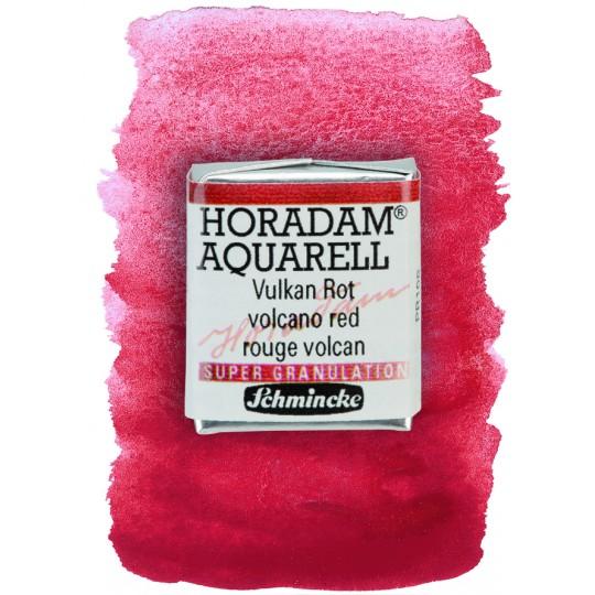 Volcan rouge - aquarelle super-granuleuse ½ Godets Schmincke Horadam