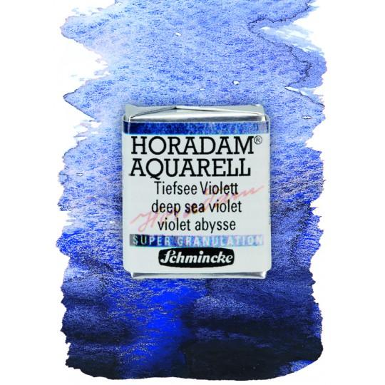 Abysse violet - aquarelle super-granuleuse ½ Godets Schmincke Horadam