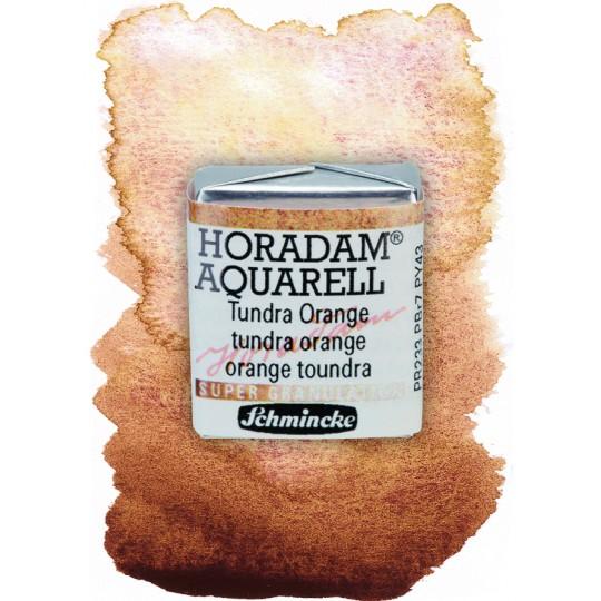 Toundra orange - aquarelle super-granuleuse ½ Godets Schmincke Horadam