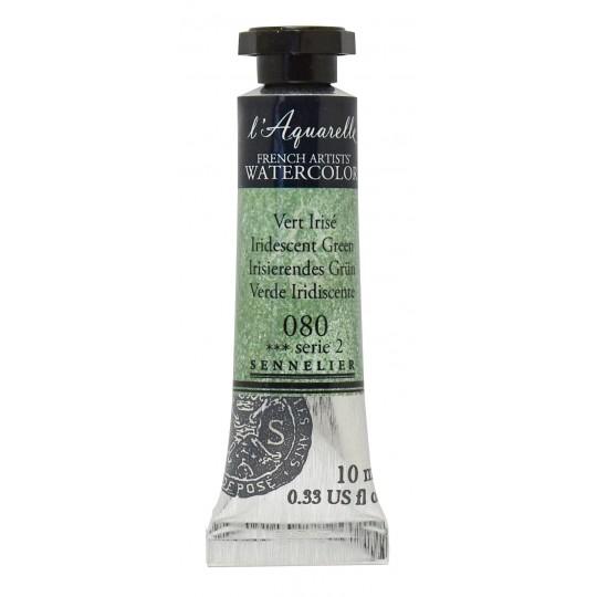 Vert Irisé - Aquarelle Tube 10ml Sennelier
