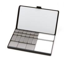 Palette Folio de poche noire avec mini godets assortis Art Toolkit