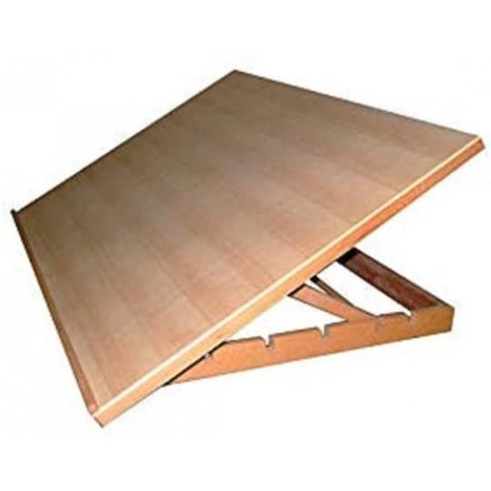 Chevalet de table en bois de hêtre vernis A2 Danube