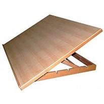 Chevalet de table en bois de hêtre vernis A2 Danube