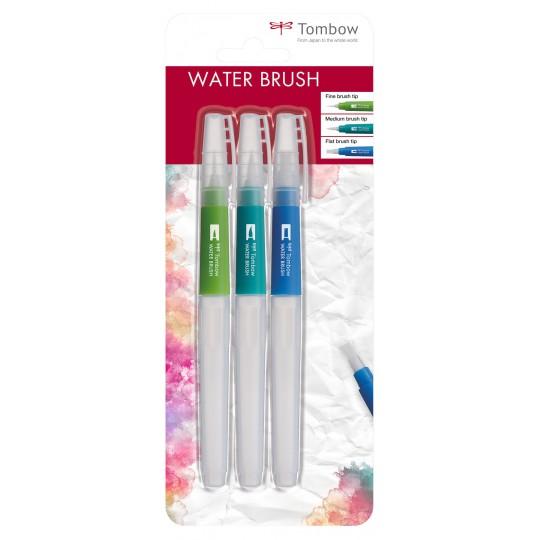 Set de 3 pinceaux à réserve d'eau Tombow