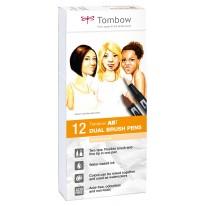 Coffret feutres ABT 12 couleurs portraits Tombow