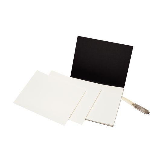 Bloc collé Moleskine 21x13cm 300g 20f grain fin *