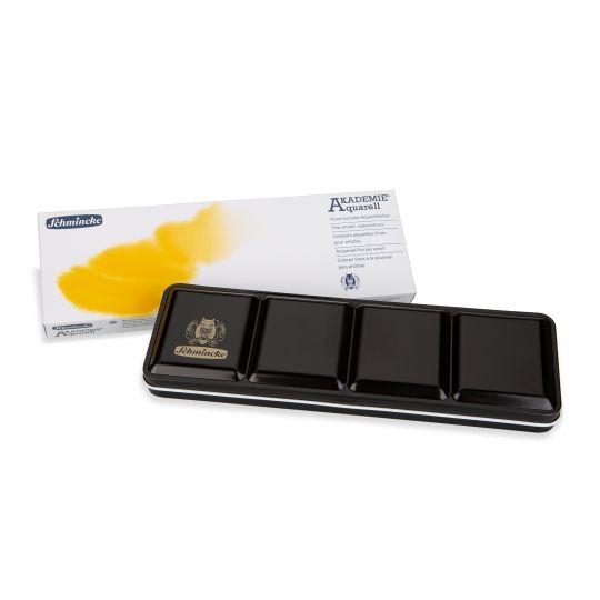 Boîte métal 24  ½  godets  Akademie Aquarell Schmincke