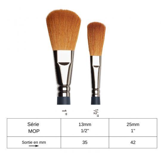 Pinceaux aquarelle Mop Aquarelle Professionnelle Winsor et Newton 1"