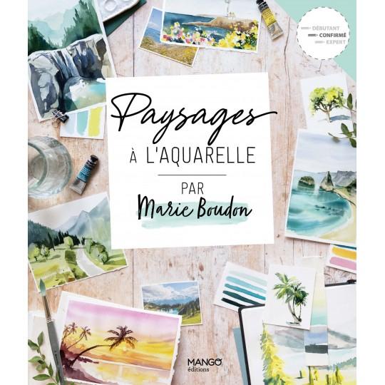 Paysages à l'aquarelle, Marie Boudon @lestribulationsdemarie