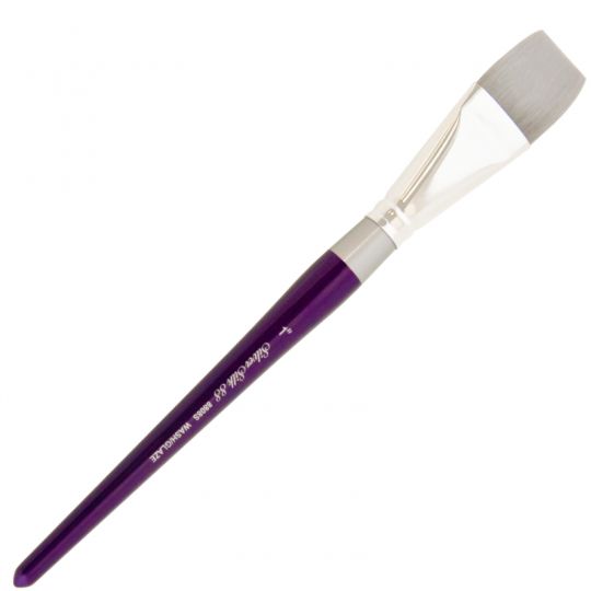 Pinceau aquarelle plat Silver Silk 88 série 8808S Silver n°1/2