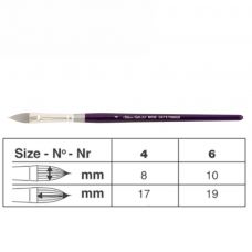 Pinceau aquarelle langue de chat Silver Silk 88 série 8810S Silver n°4