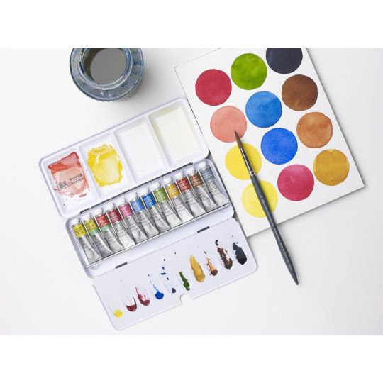 Boîte métal de voyage 12  tubes Winsor & Newton