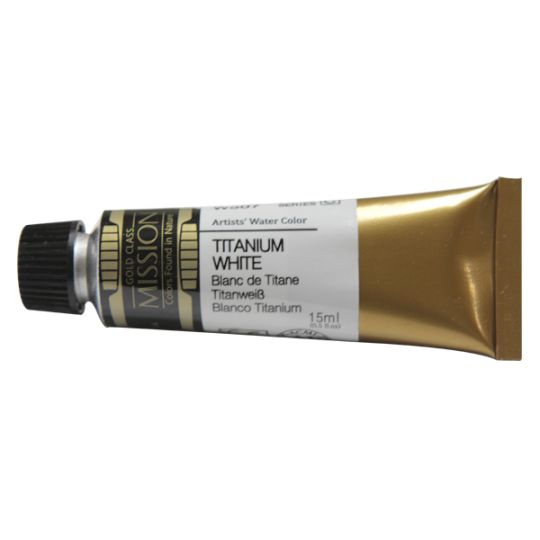 Blanc de titane - aquarelle Tube 15ml Gold Class Mijello