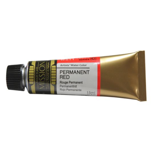 Rouge permanent - aquarelle Tube 15ml Gold Class Mijello