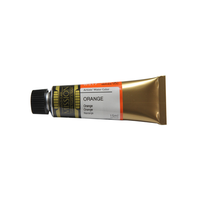 Orange - aquarelle Tube 15ml Gold Class Mijello
