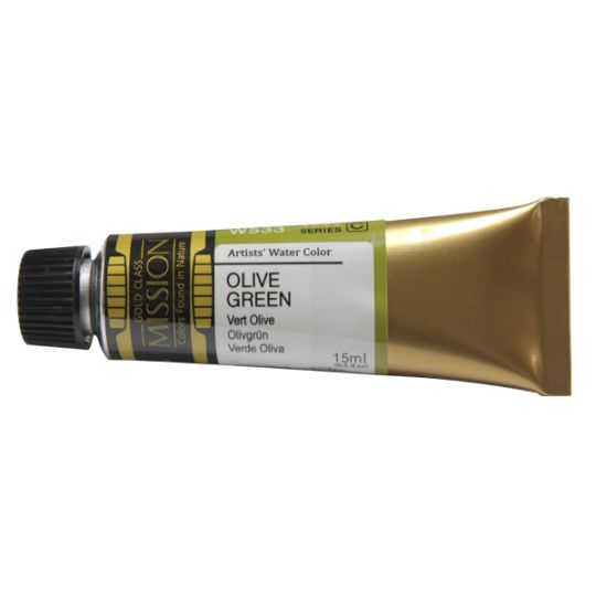 Vert olive - aquarelle Tube 15ml Gold Class Mijello