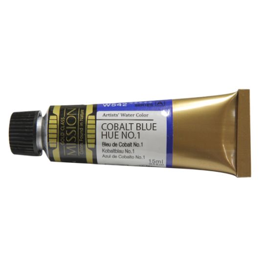 Bleu de cobalt No1 - aquarelle Tube 15ml Gold Class Mijello