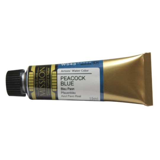 Bleu paon - aquarelle Tube 15ml Gold Class Mijello