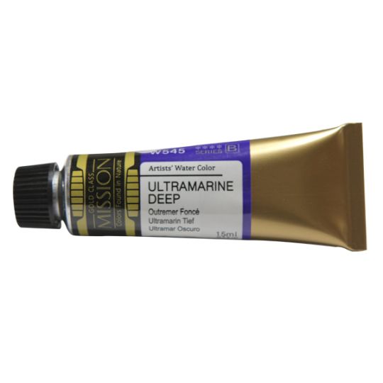 Outremer foncé - aquarelle Tube 15ml Gold Class Mijello