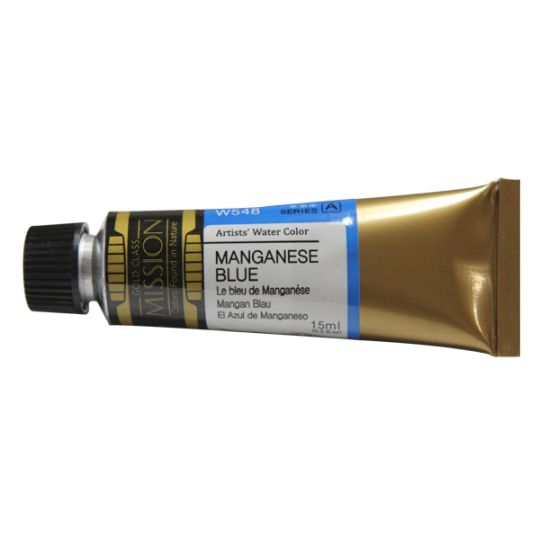 Bleu de manganèse - aquarelle Tube 15ml Gold Class Mijello
