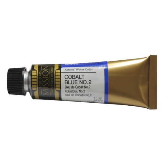 Bleu de cobalt No2 - aquarelle Tube 15ml Gold Class Mijello
