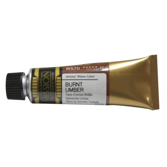 Terre d'ombre brûlée - aquarelle Tube 15ml Gold Class Mijello