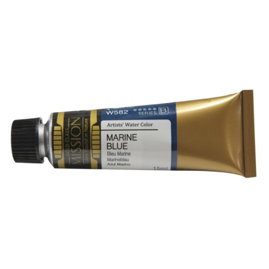 Bleu marine - aquarelle Tube 15ml Gold Class Mijello