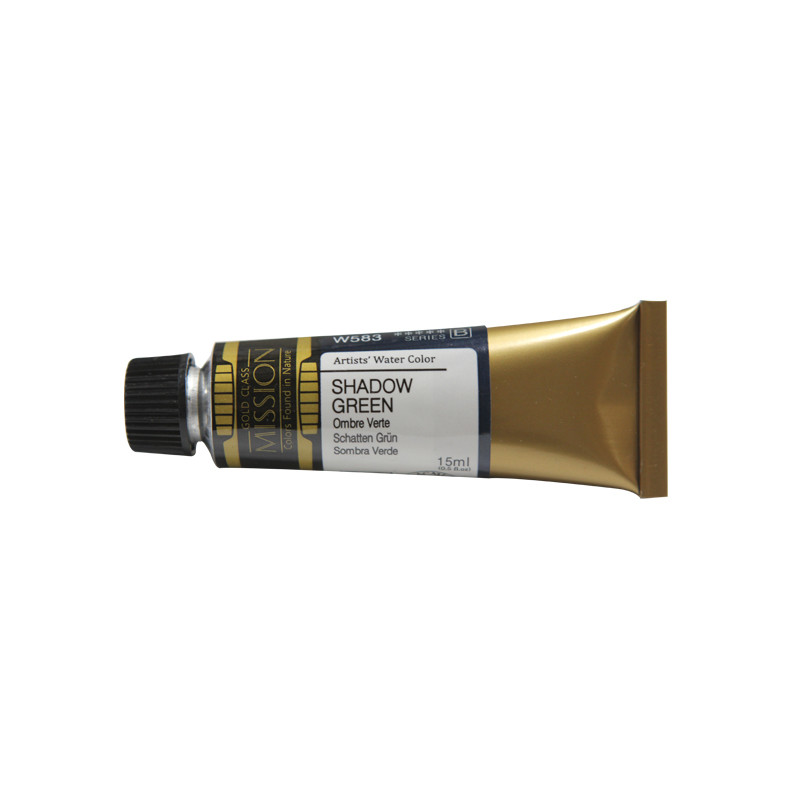 Ombre verte - aquarelle Tube 15ml Gold Class Mijello