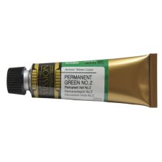 Vert permanent  Nø2 - aquarelle Tube 15ml Gold Class Mijello