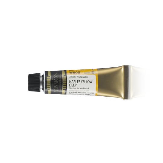 Naples jaune foncé - aquarelle Tube 15ml Gold Class Mijello