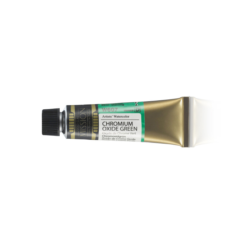 Vert Oxyde de chrome - aquarelle Tube 15ml Gold Class Mijello