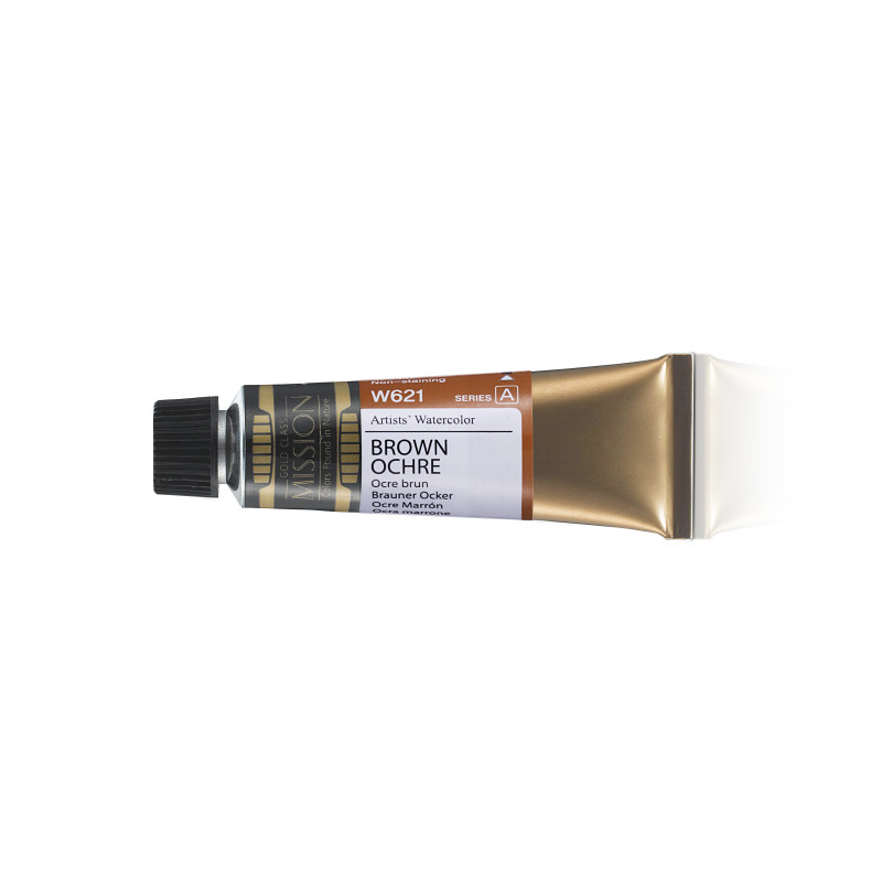 Ocre brun - aquarelle Tube 15ml Gold Class Mijello