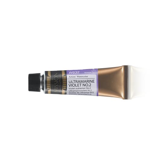 Violet outremer No2 - aquarelle Tube 15ml Gold Class Mijello